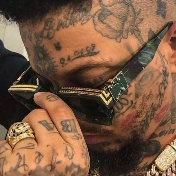 Men's Women's Square Frame Luxury Vintage Glasses - Picture 4 of 4